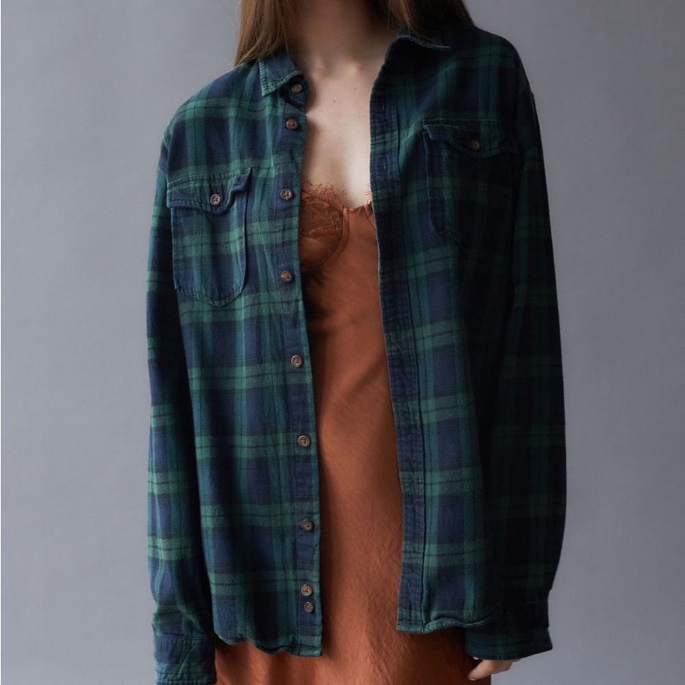 Urban Outfitters Renewal Vintage Oversized Flannel Shirt Women’s Large